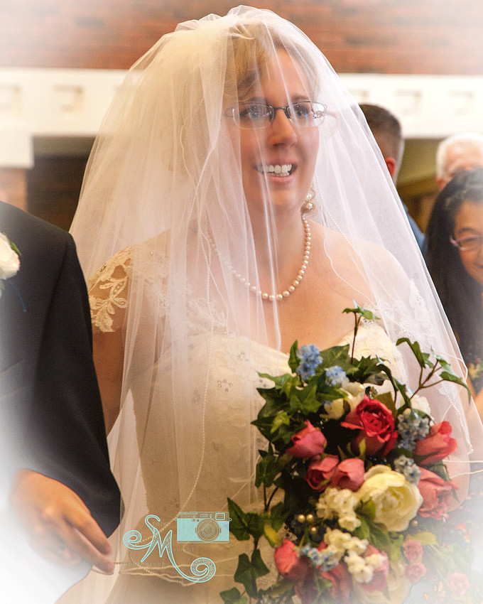 bride walking down aisle