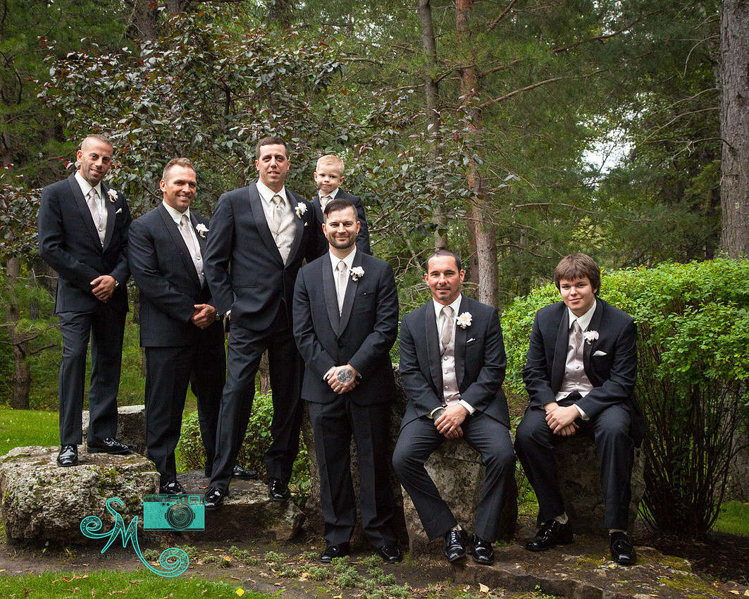 Groom with his groomsmen