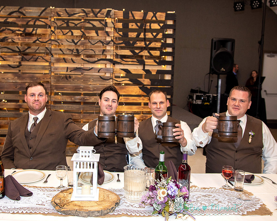 a chilly fall country wedding in Warburg, Alberta