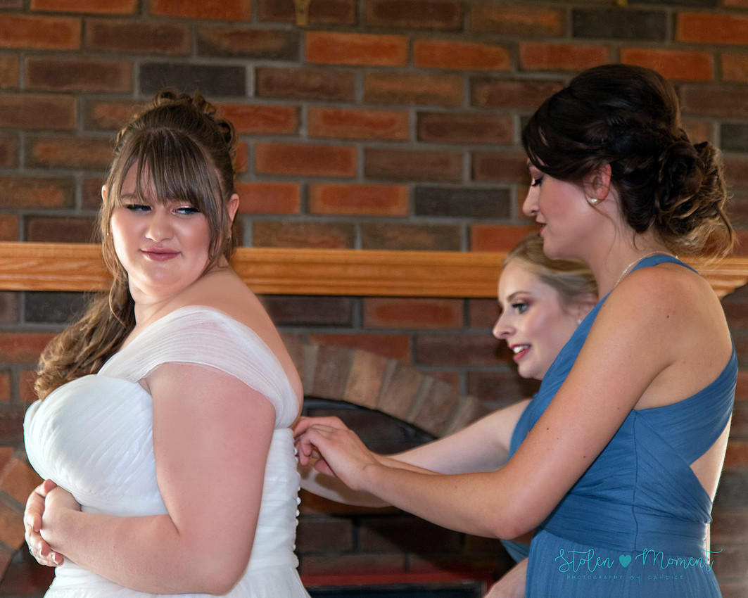 A bride and groom celebrate their marriage in Morinville and St. Albert