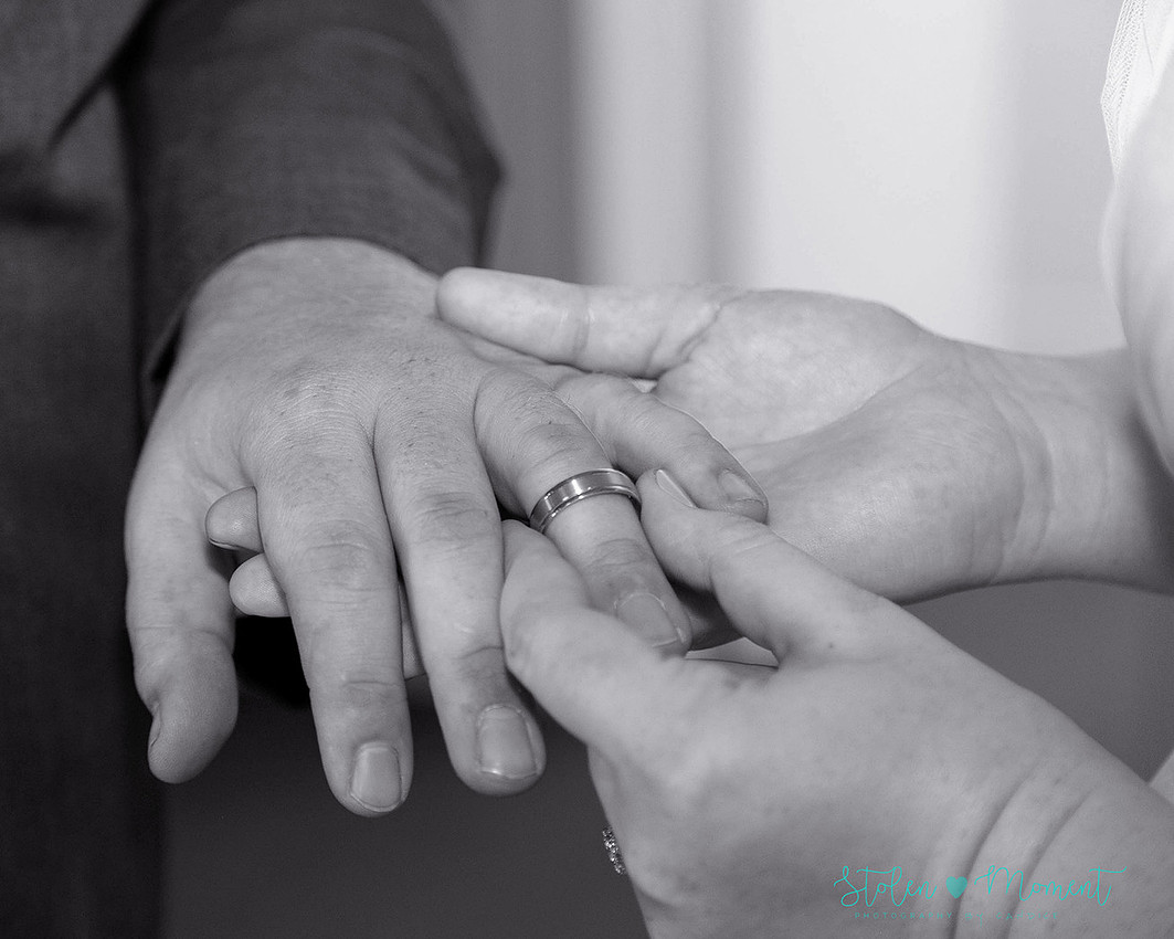 A bride and groom celebrate their marriage in Morinville and St. Albert