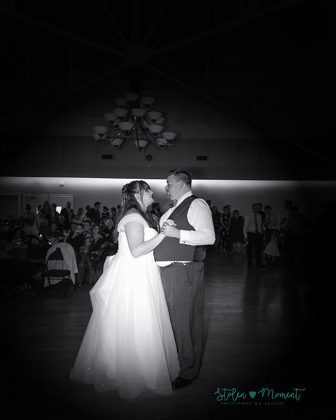 A bride and groom celebrate their marriage in Morinville and St. Albert